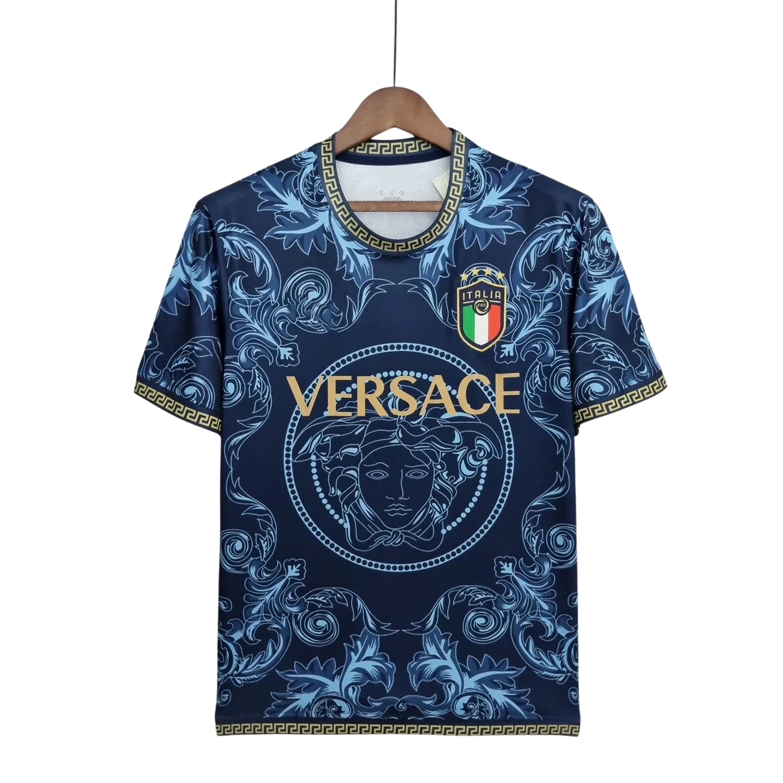 Maillot Italie X Versace Bleu