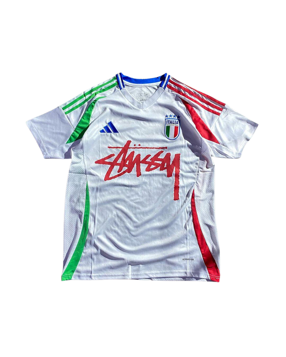 Maillot Italie X Stussy Blanc