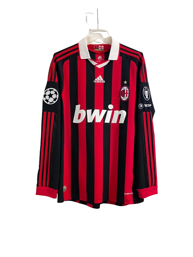 Maillot AC Milan Rétro 2009 Manches Longues