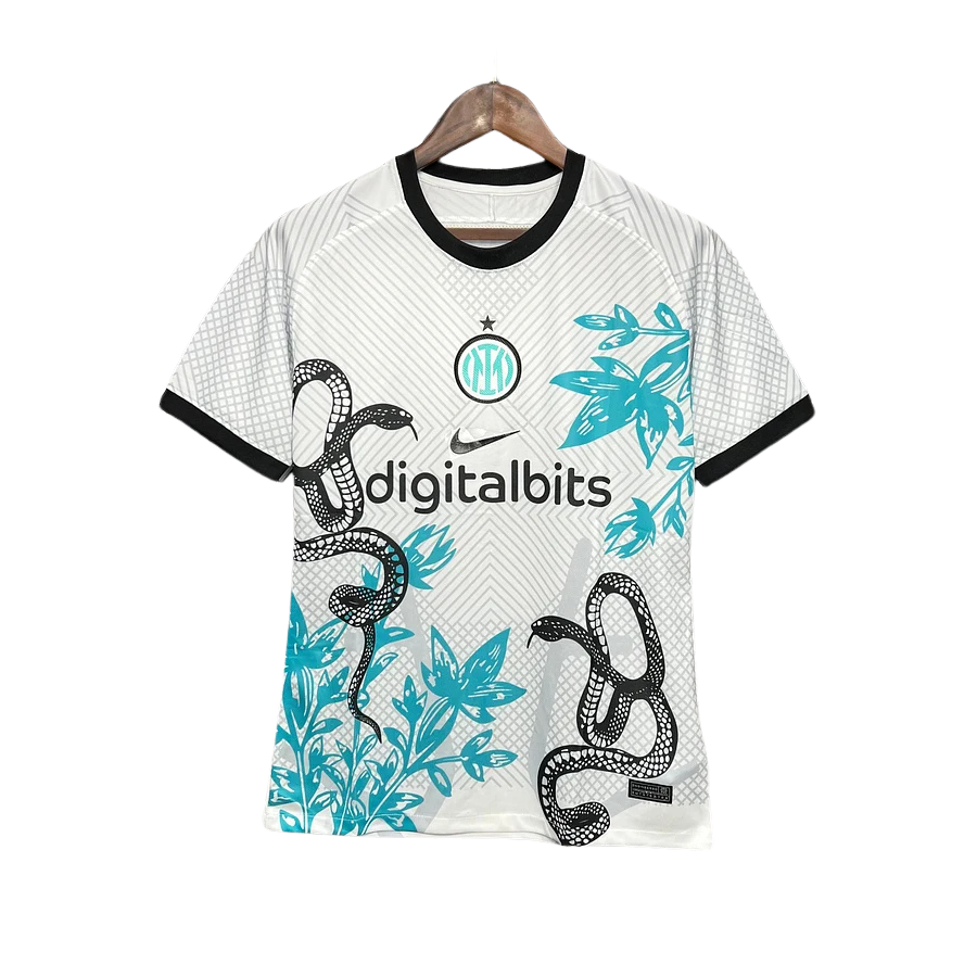 Maillot Inter Milan Jardin blanc et bleu