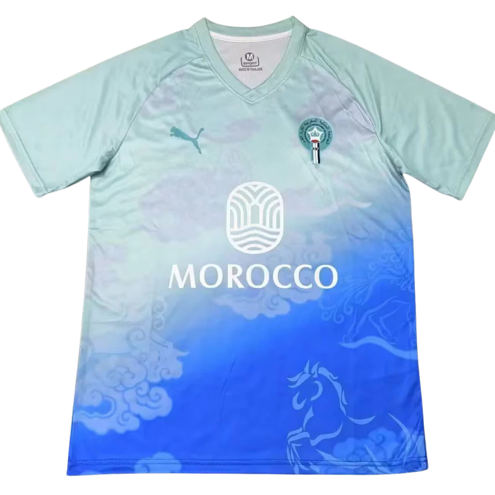 Maillot Maroc Spécial Bleu