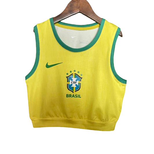 Maillot Brésil 2026 Crop Top