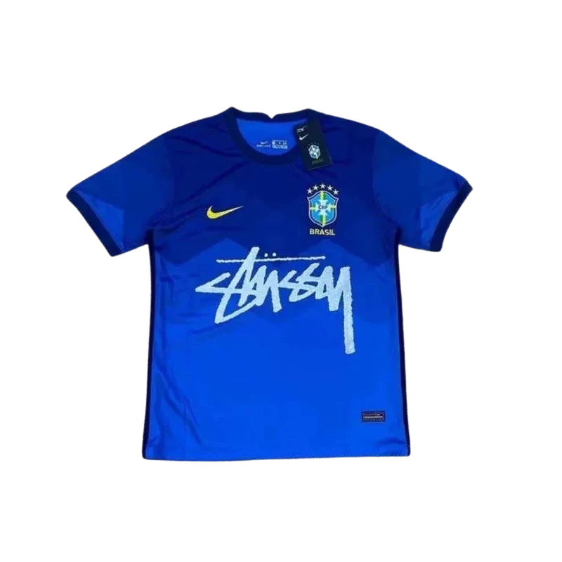 Maillot Brésil X Stussy Bleu