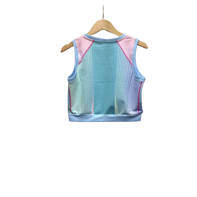 Maillot FC Barcelone Concept Bleu et Rose Crop Top