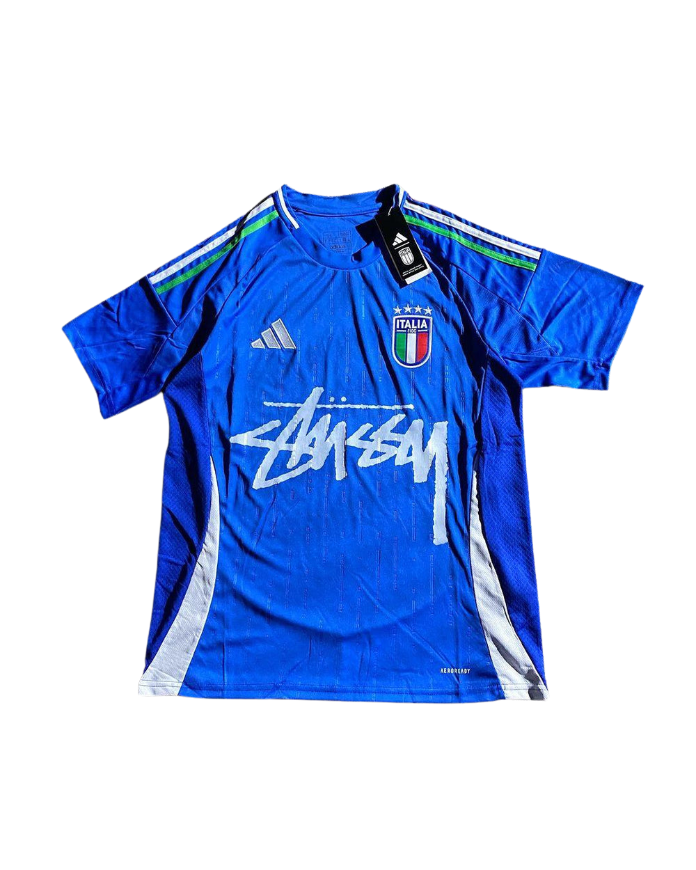 Maillot Italie X Stussy Bleu