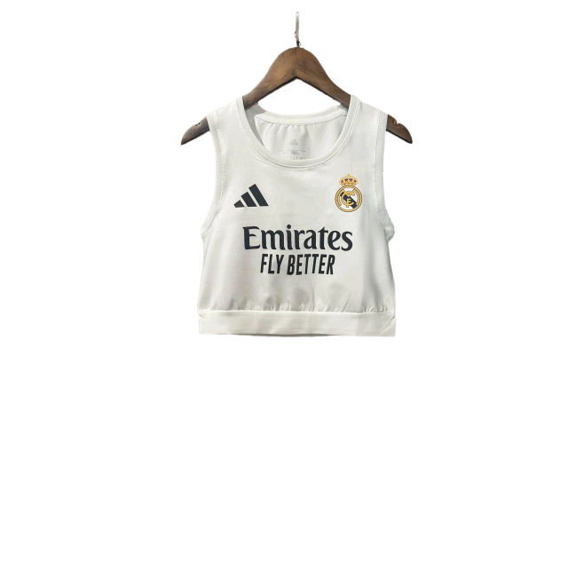 Maillot Real Madrid Domicile 25/26 Crop Top