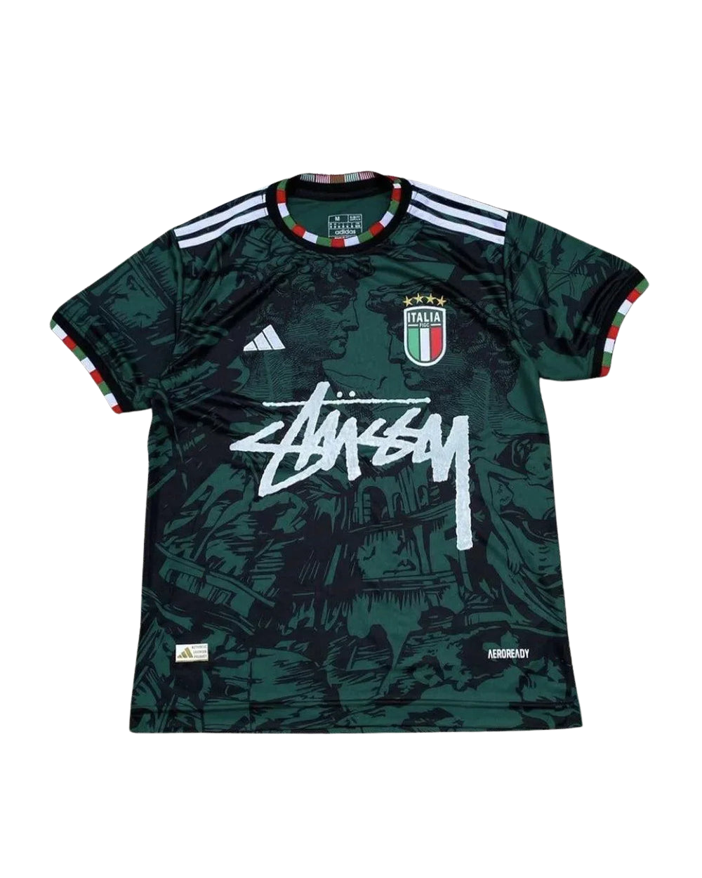 Maillot Italie X Stussy Vert