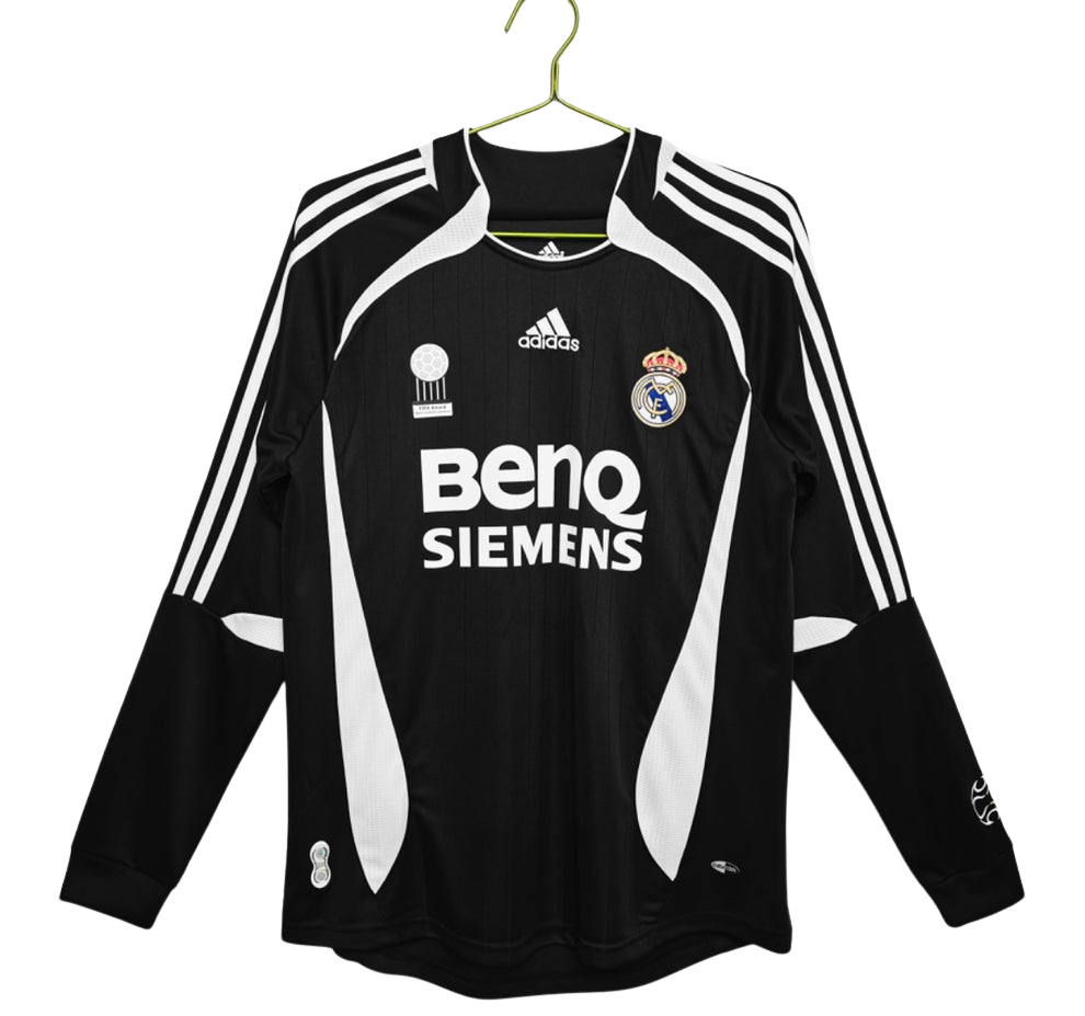 Maillot Real Madrid Extérieur Rétro 2006/2007 Manches Longues